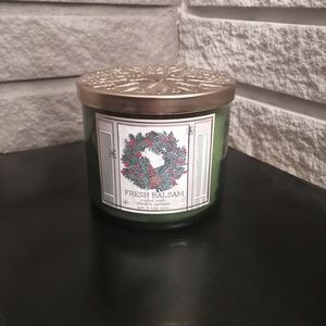 BBW Three Wick Candle - Fresh Balsam - BRAND NEW!